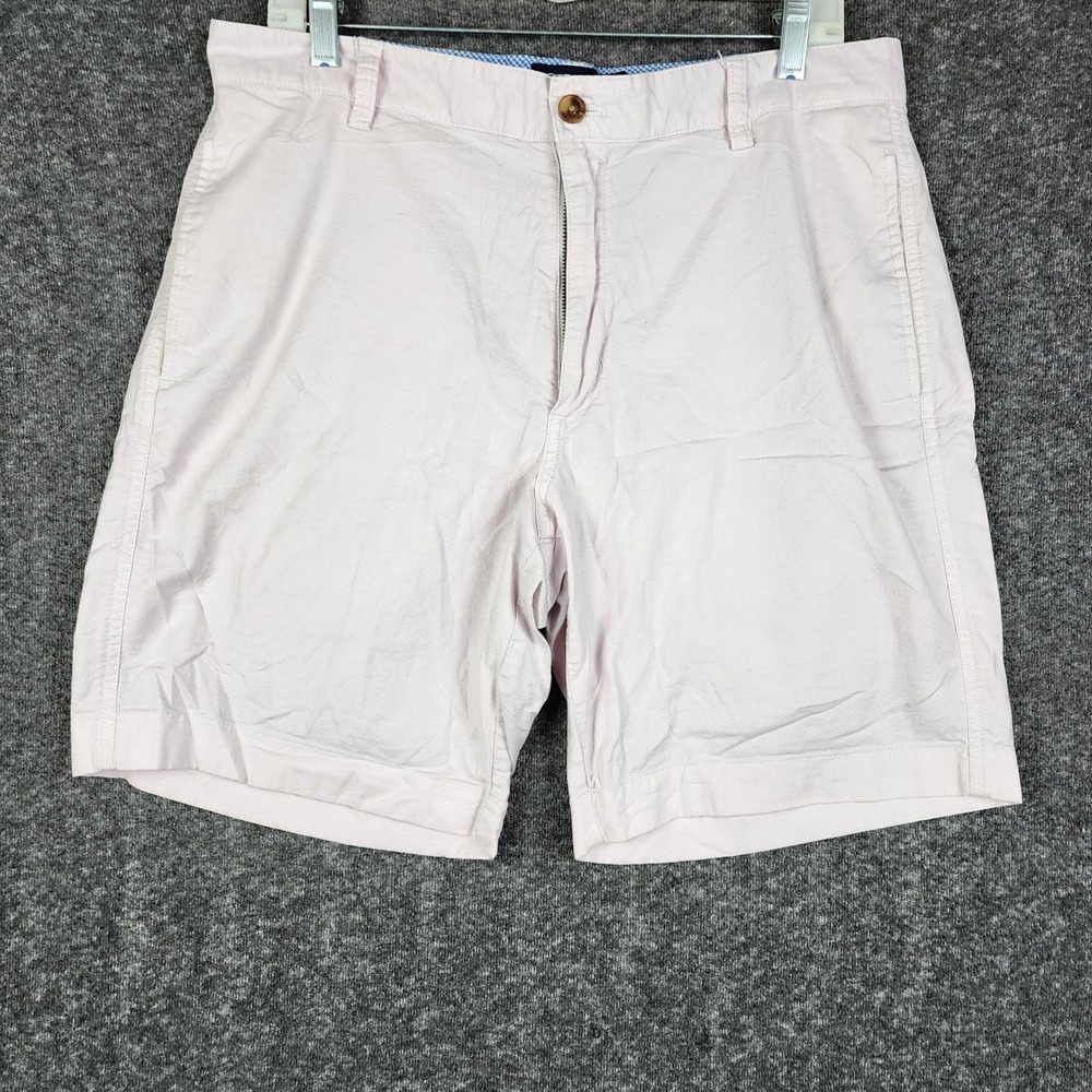 Chaps Chino Shorts Mens 34 Pink Stretch Cotton‎ Casual Golf Summer Classic